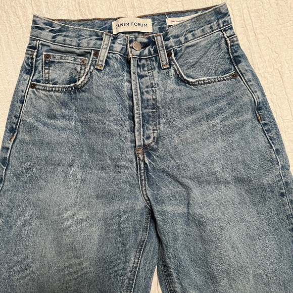 Denim Forum Joni High Rise 32” inseam - Picture 2 of 6